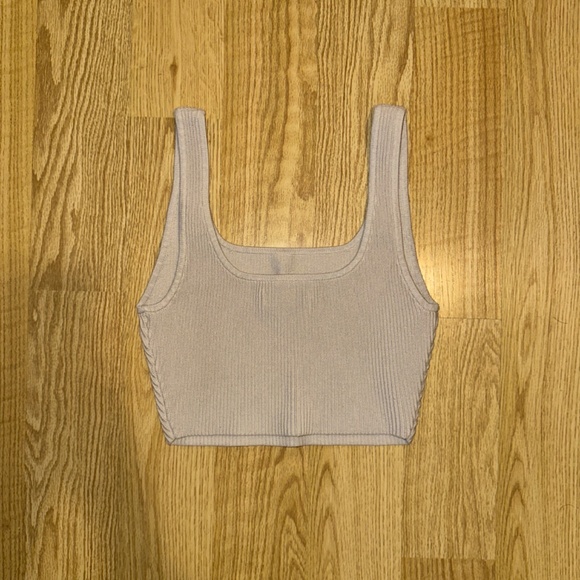 Aritzia - Size Small - Sculpt Knit Squareneck Cropped Tank - Picture 2 of 5